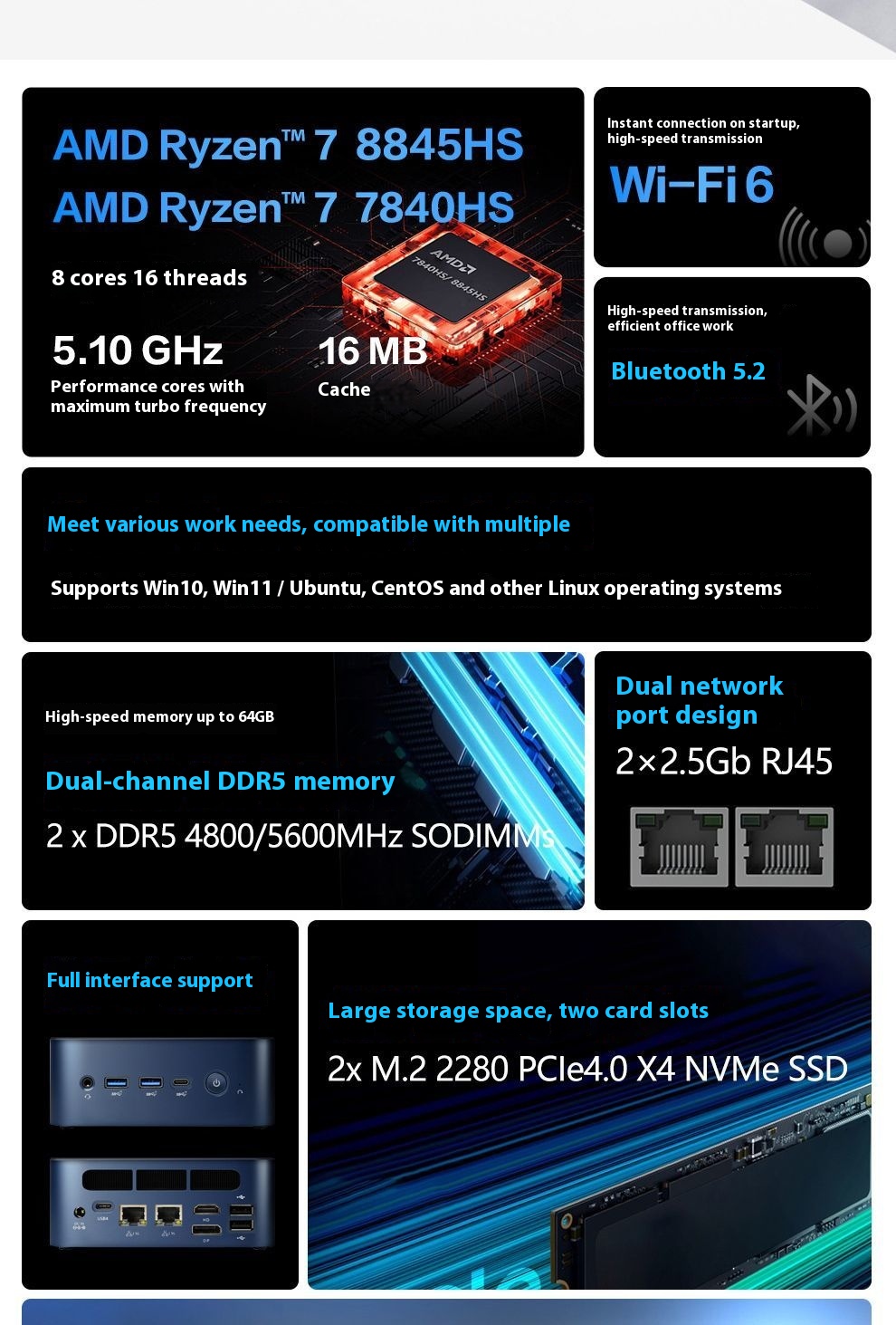 SZBOX S78/S88 라이젠 7 7840HS/884 - Amd Ryzen 7 7840Hs Mini Pc 리뷰 및 가격