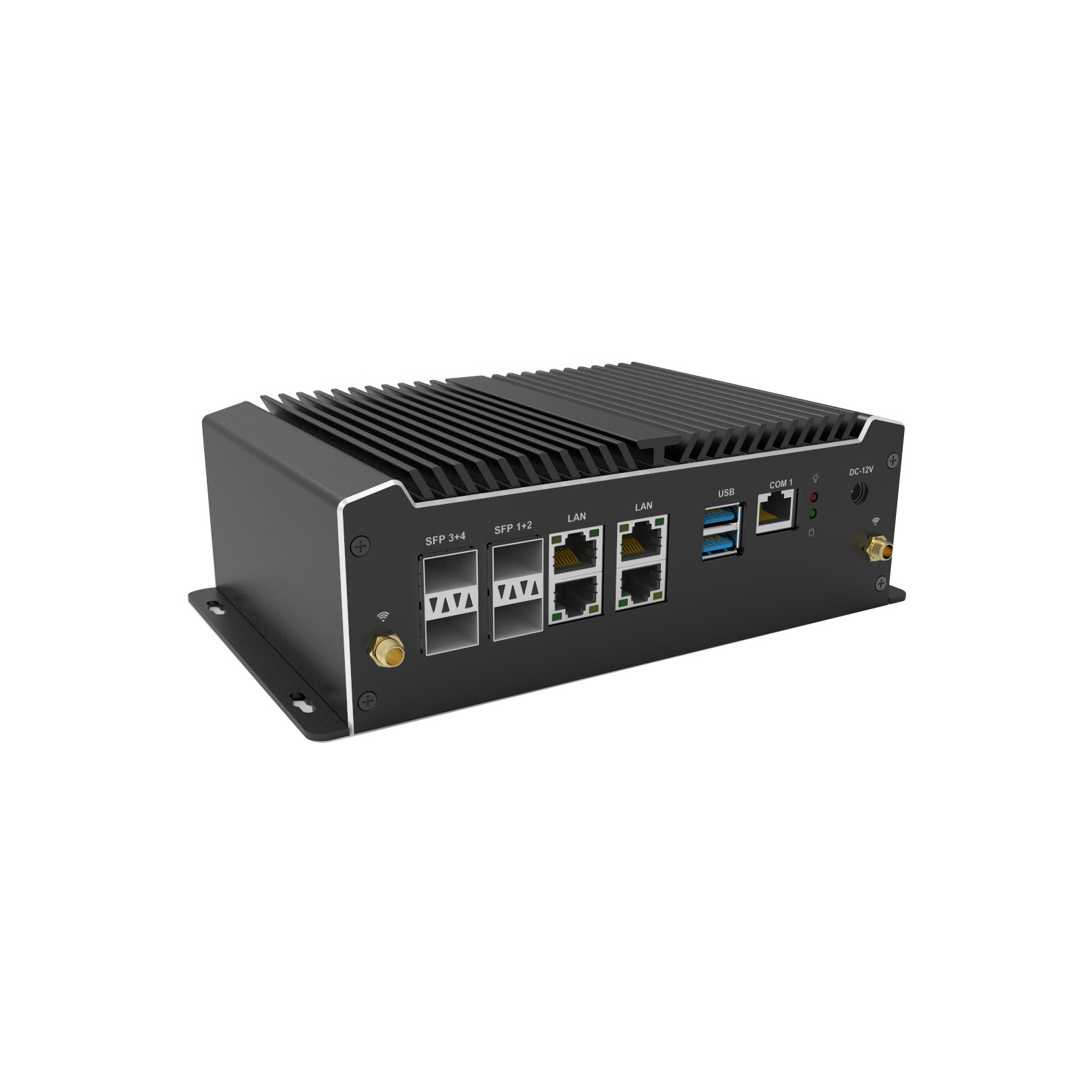 텔레콤용 Atom C3758 8코어 팬리스 미니 PC, - Dual Lan 10G Sfp+ Mini Pc 리뷰 및 가격